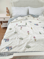 Load image into Gallery viewer, Song of India - Block Printed Muslin Quilt
