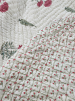 Load image into Gallery viewer, Scarlet - Block Printed Muslin Quilt