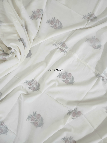 Pretty Peace - Block Printed Muslin Dohar