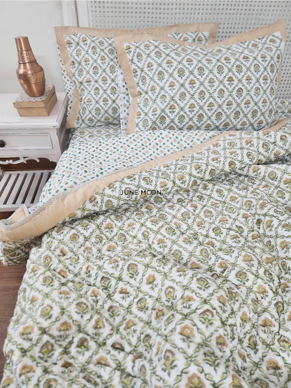 Albeli - Block Printed Muslin Quilt