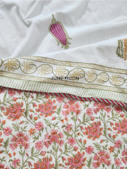 Golden Oak - Block Printed Muslin Dohar
