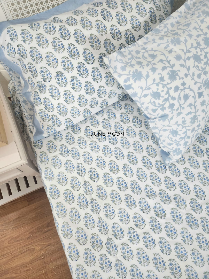 Jodhpur Diaries - Block Printed Bedsheet Set