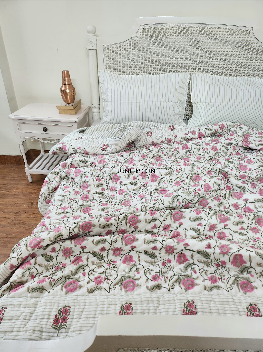 Gauhar - Block Printed Muslin Quilt