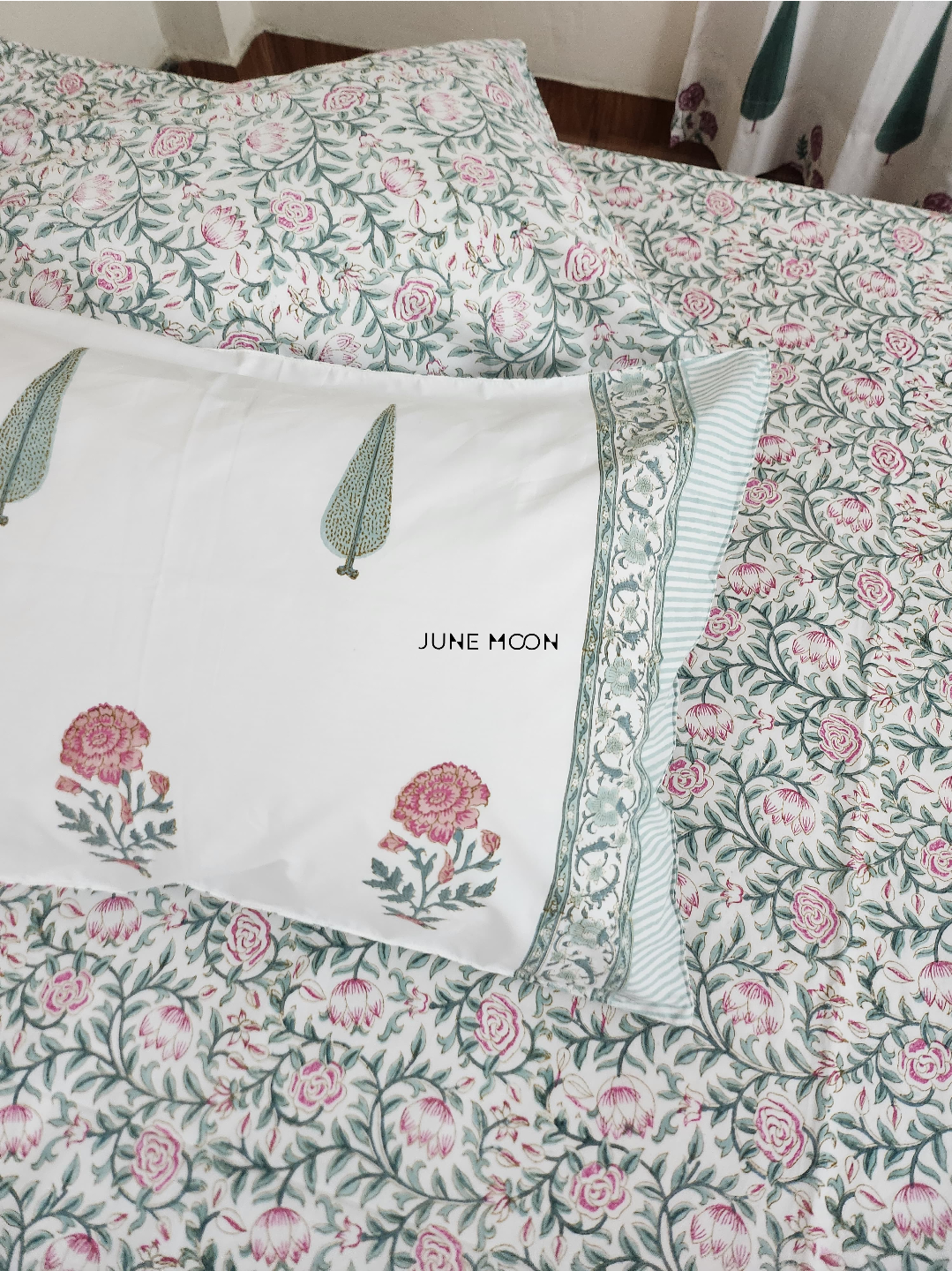 Bahaar - Block Printed Bedsheet Set