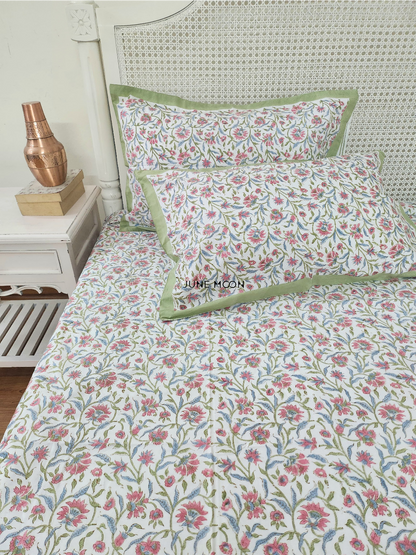 Khanak - Block Printed Bedsheet Set