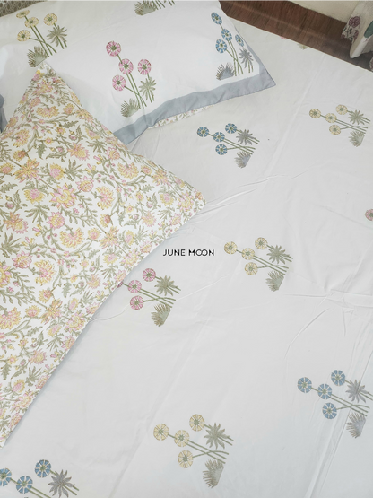 Countryside - Block Printed Bedsheet Set