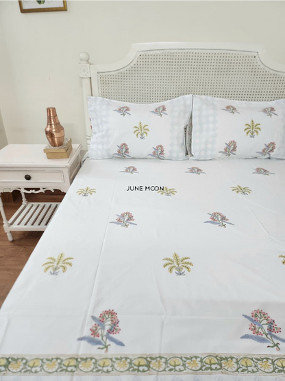 Noor - Block Printed Bedsheet Set