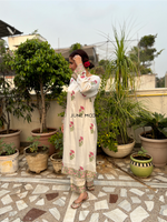 Load image into Gallery viewer, Heer - Block Printed Set of Kurta &amp; Pants
