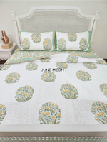 Load image into Gallery viewer, Basket of Gold - Quilted Bedcover Set

