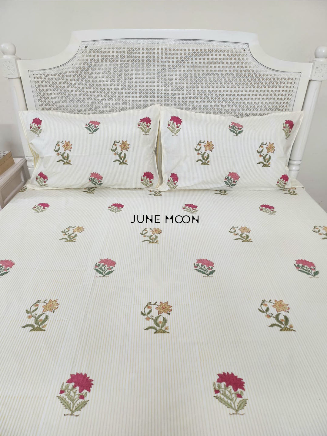 Honey Brook - Block Printed Bedsheet Set