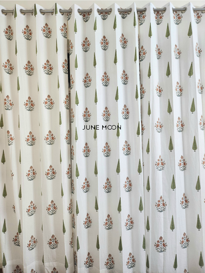 Dhaani - Block Printed Curtains