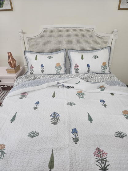 Petals Promise - Quilted Bedcover Set