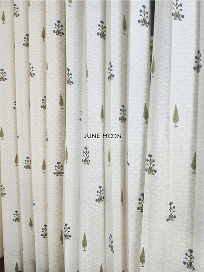 Chandni Bagh - Block Printed Curtains