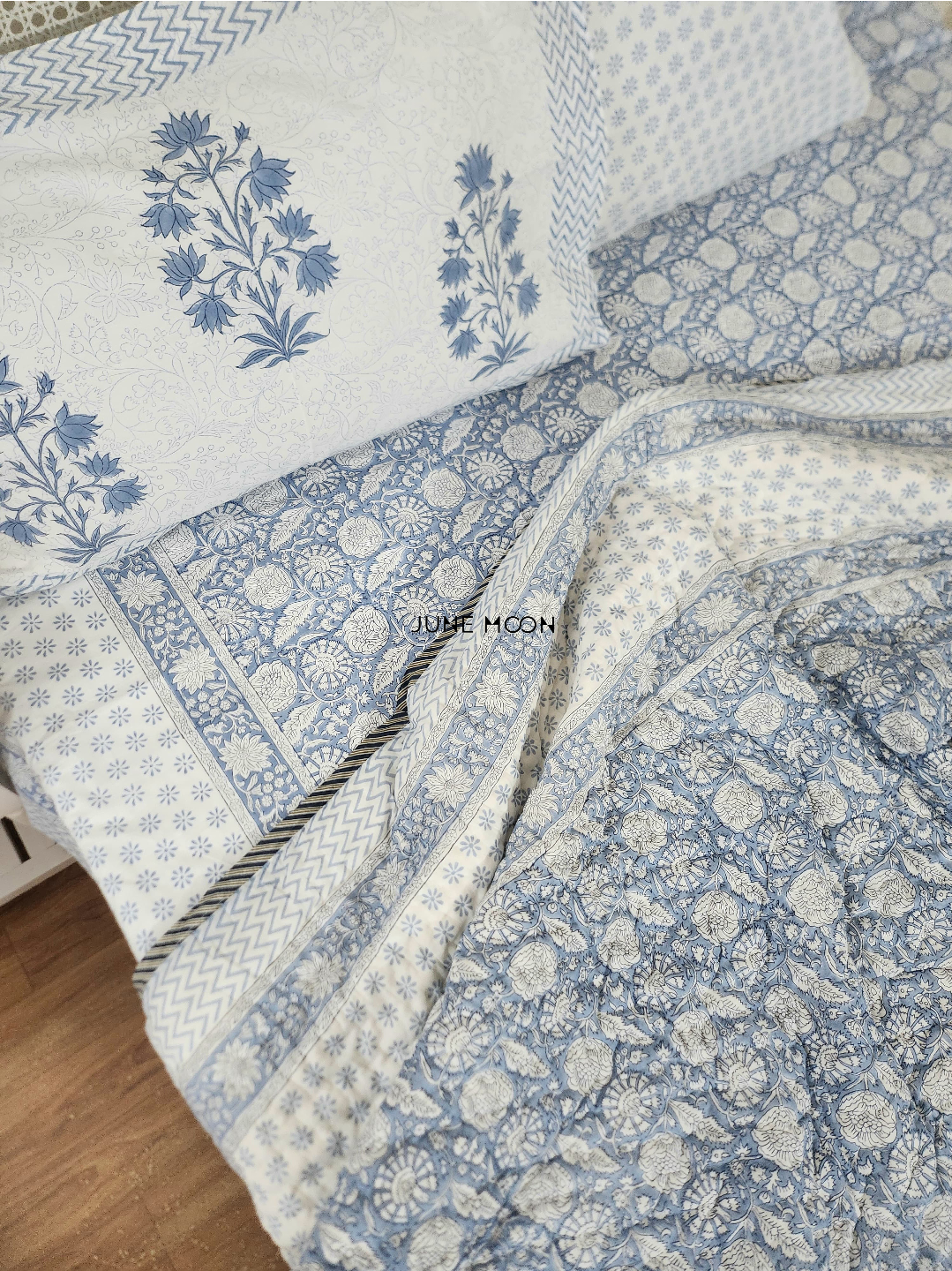 Nyla - Block Printed Muslin Quilt