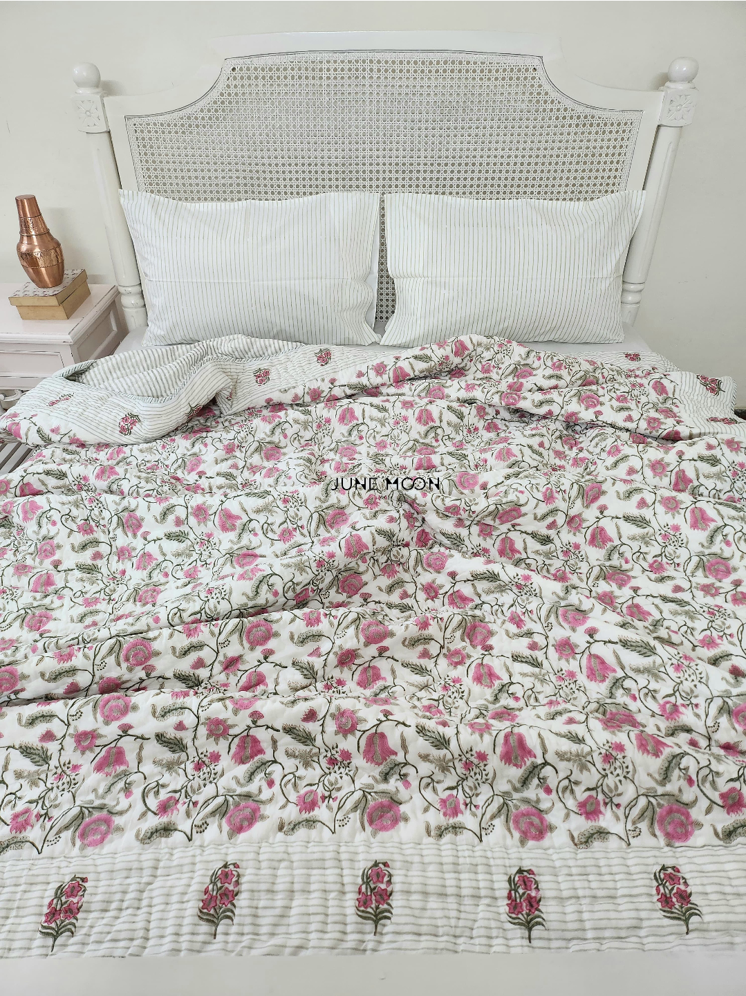 Gauhar - Block Printed Muslin Quilt