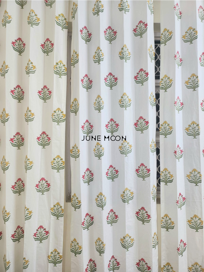Indian Palette - Block Printed Curtains