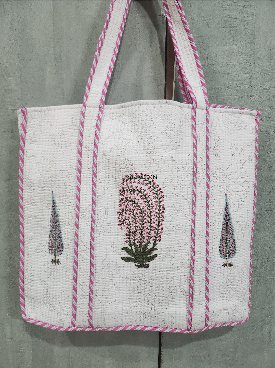 Roza - Block Printed Tote Bag