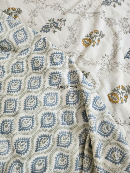 Golden Hour - Set of Dohar &amp; Bedsheet