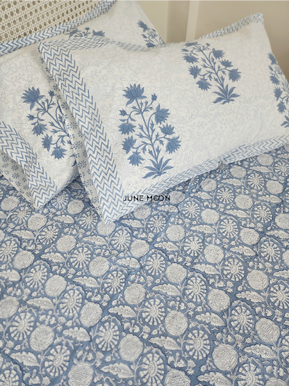 Nyla - Block Printed Bedsheet Set