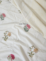 Load image into Gallery viewer, Honey Brook - Block Printed Muslin Dohar
