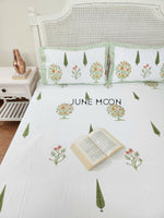 Load image into Gallery viewer, Women of Spring - Block Printed Bedsheet Set
