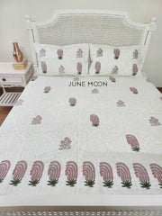 Maahru - Block Printed Bedsheet Set
