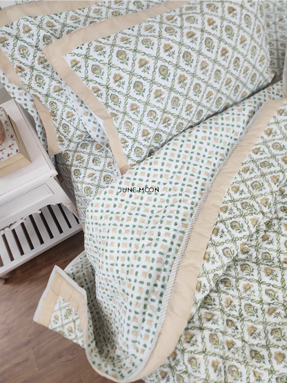 Albeli - Block Printed Muslin Quilt