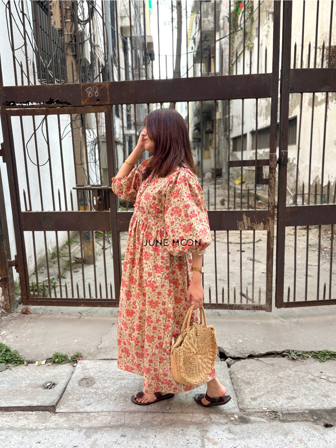 Princess Diaries - Block Printed Cotton Dress