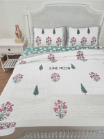 Load image into Gallery viewer, Mehjabeen - Quilted Bedcover Set

