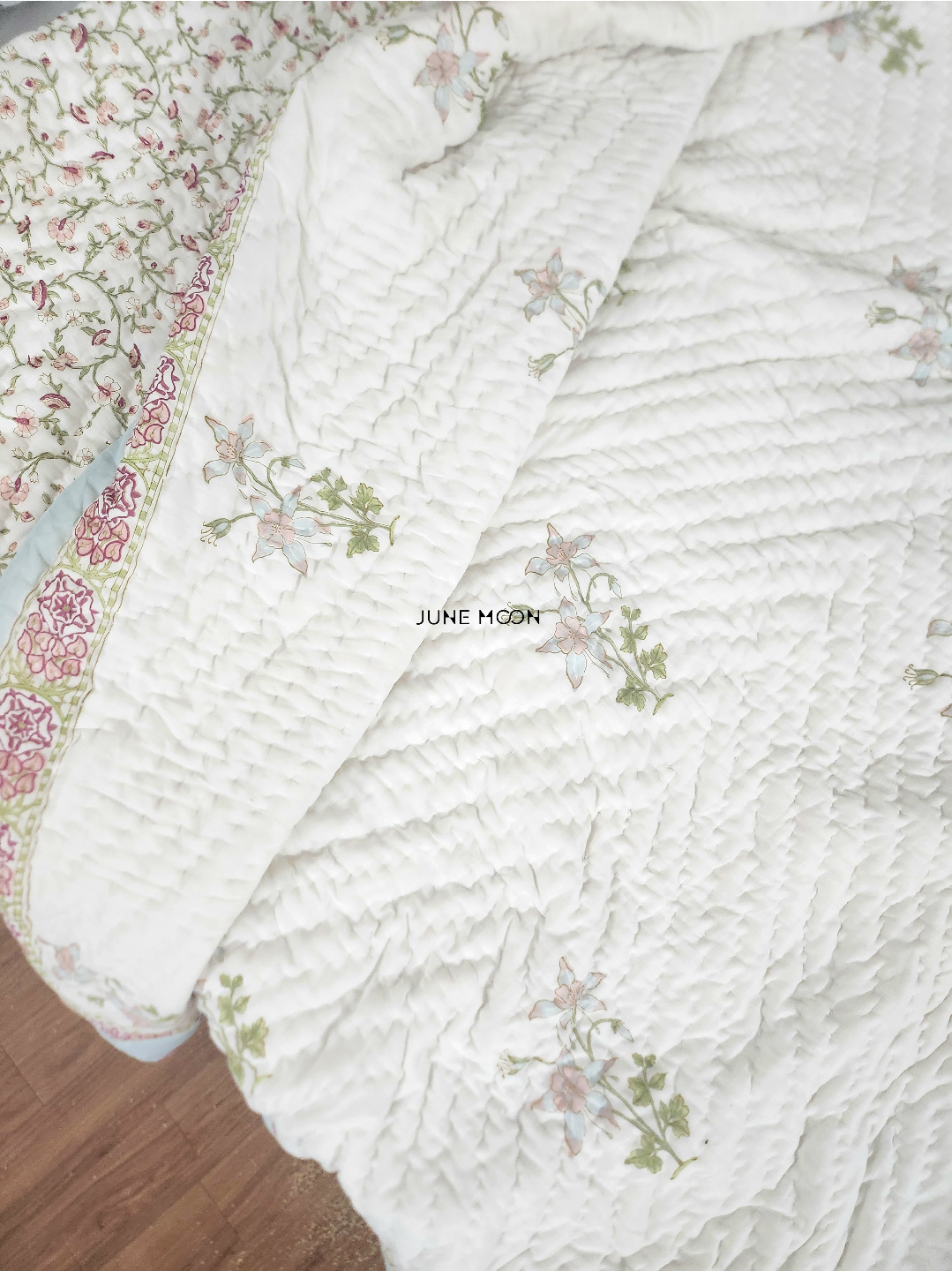 Darling Dainty - Block Printed Muslin Quilt