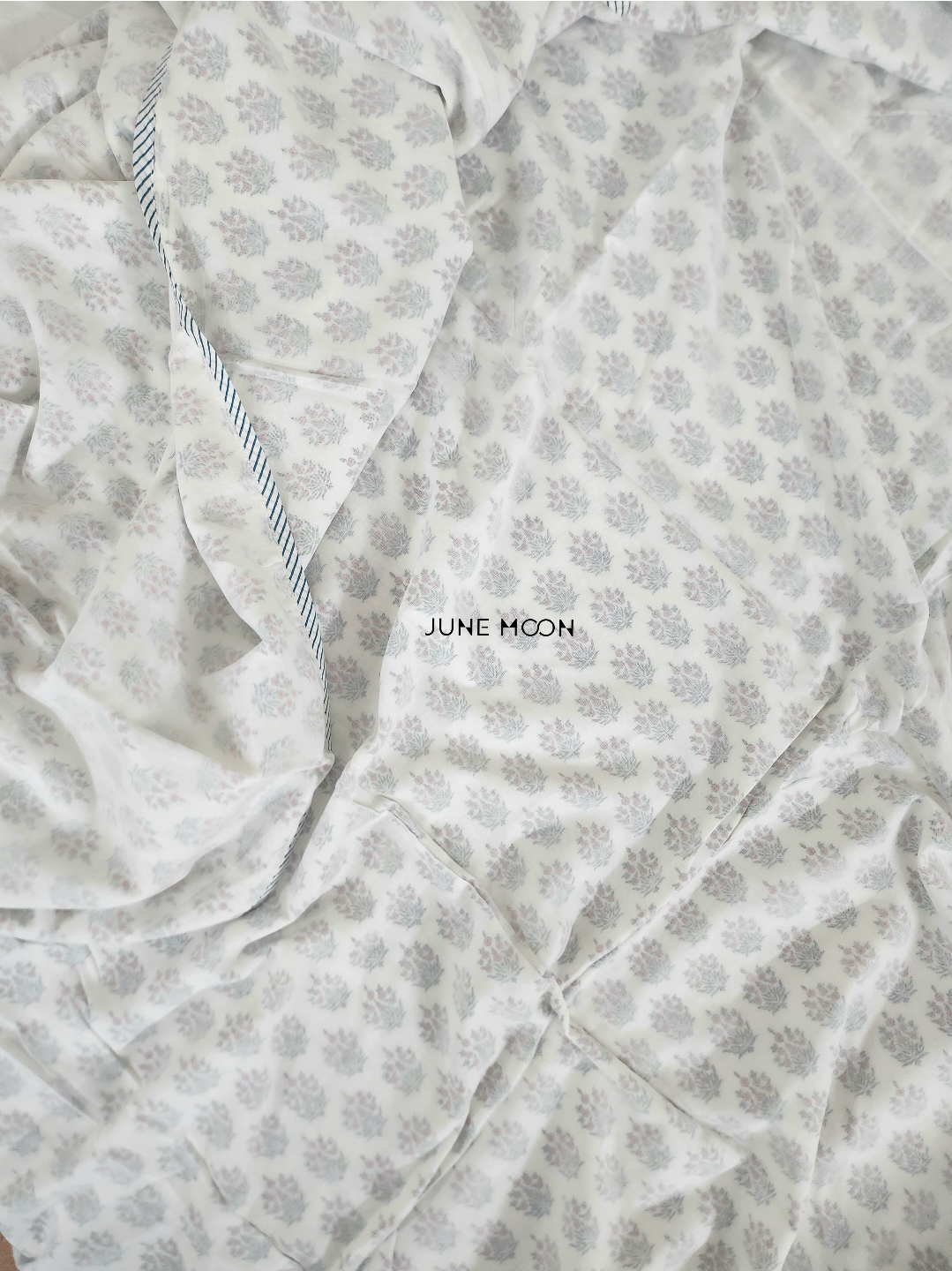 Dalilah - Block Printed Muslin Dohar