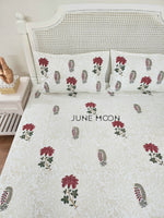 Load image into Gallery viewer, Veda - Block Printed Bedsheet Set
