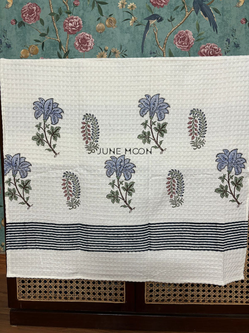 Firdaus - Block Printed Bath Towel