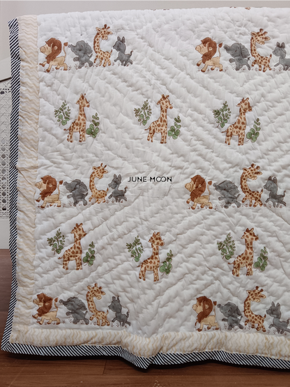 Jungle Safari - Baby Quilt