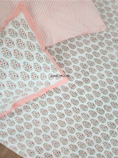 Nikhaar - Block Printed Bedsheet Set