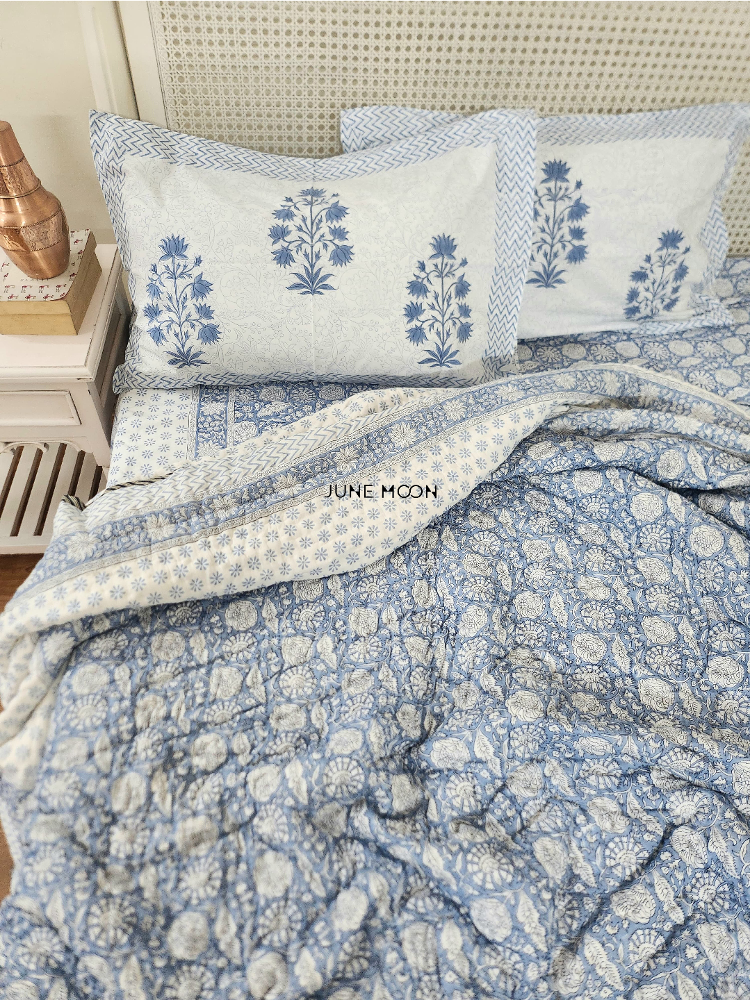 Nyla - Block Printed Muslin Quilt