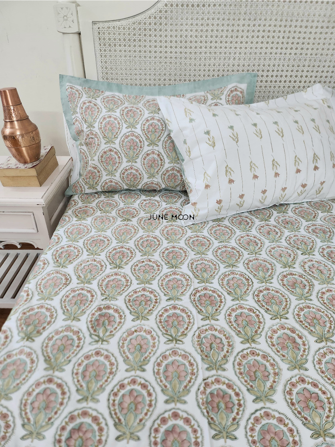 Summer House - Block Printed Bedsheet Set