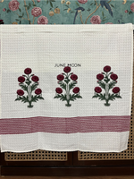 Load image into Gallery viewer, Firdaus - Block Printed Bath Towel
