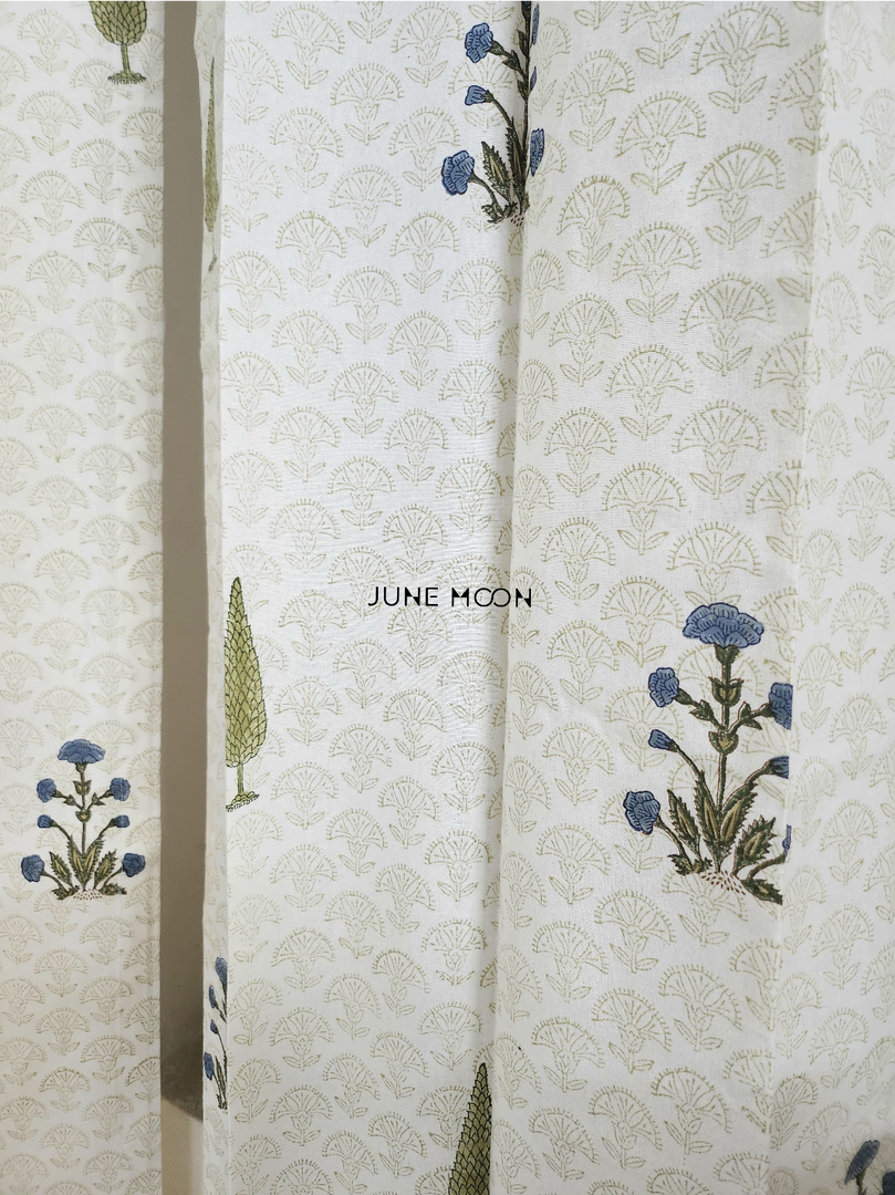 Chandni Bagh - Block Printed Curtains