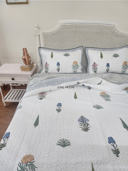 Petals Promise - Quilted Bedcover Set