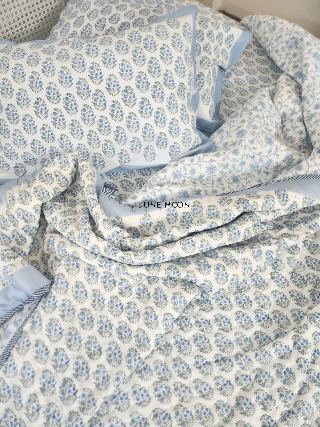 Jodhpur Diaries - Block Printed Muslin Quilt