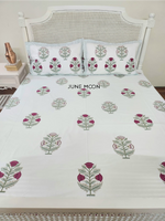 Load image into Gallery viewer, Lady Ruby - Block Printed Bedsheet Set
