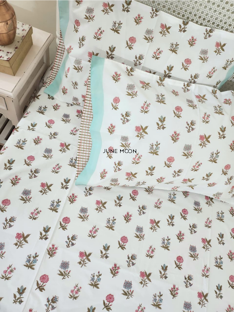 Barfi - Block Printed Bedsheet Set