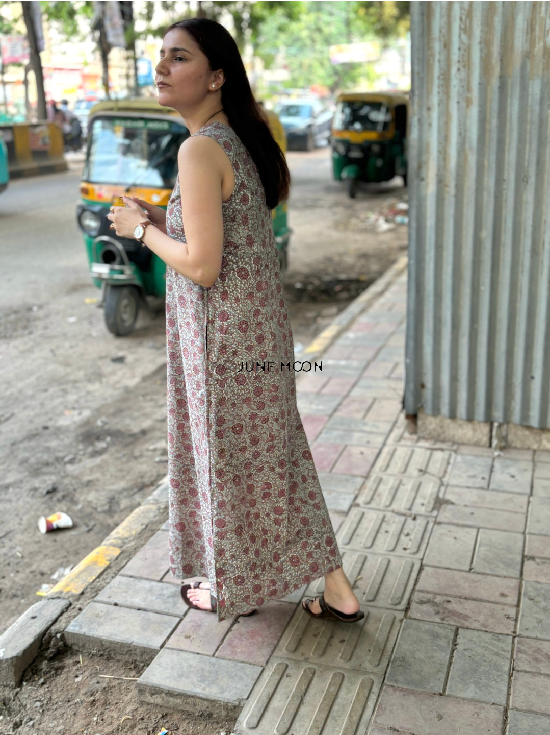Kismet - Block Printed Cotton Dress