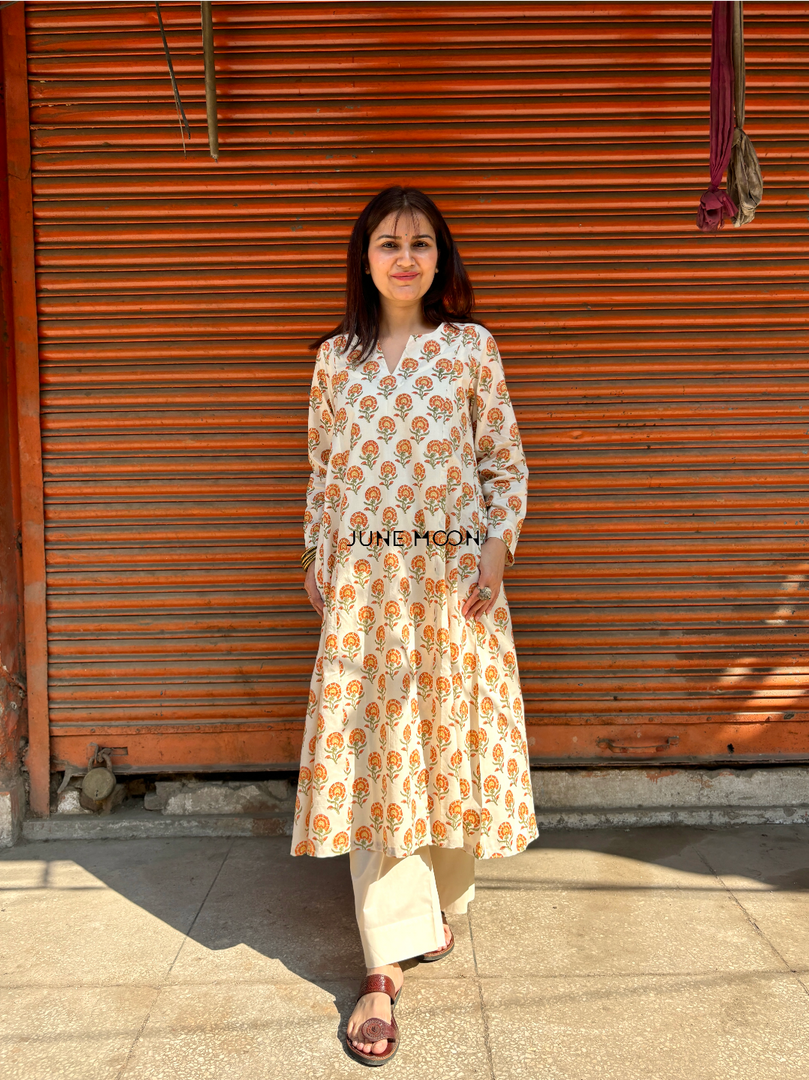 Zohra - Block Printed Kurta