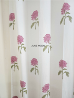 Load image into Gallery viewer, Lady Lilac - Block Printed Curtains
