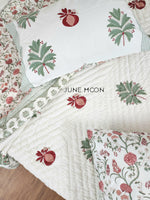 Load image into Gallery viewer, Born To Be Loved - Block Printed Muslin Quilt
