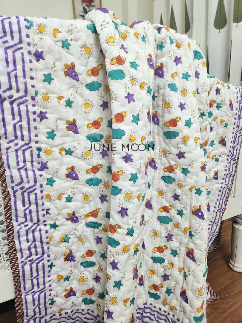 Twinkles & Stars - Baby Quilt