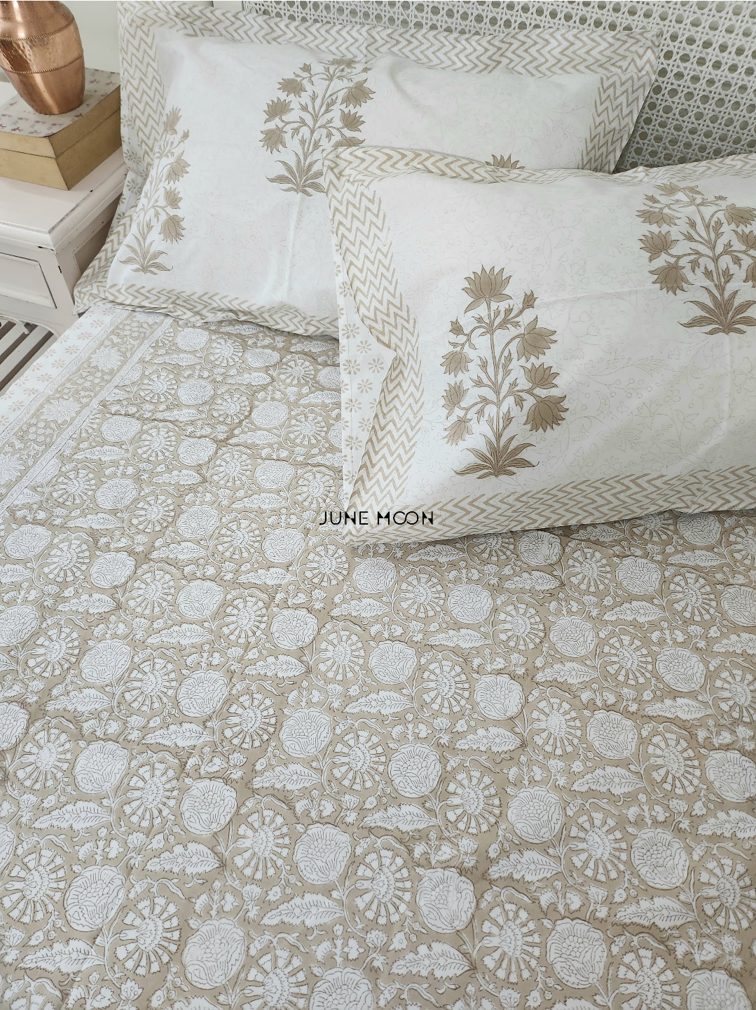 Saundh - Block Printed Bedsheet Set