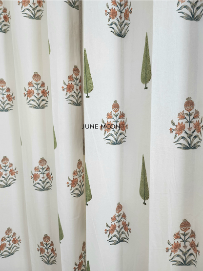 Dhaani - Block Printed Curtains